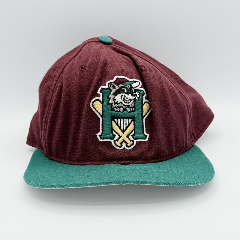 New Era Hudson Valley Renegades Hat Mens OS Burgundy Good MiLB Vintage Snapback